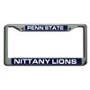 Image 1 : Penn State Nittany Lions Laser Cut Chrome License Plate Frame