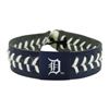 Image 1 : Detroit Tigers Baseball Bracelet - Team Color Style