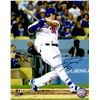 Image 1 : Joc Pederson Signed Los Angeles Dodgers Swinging Action 8X10 Photo