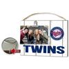 Image 1 : Minnesota Twins Clip It Weathered Logo Photo Frame