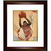 Image 1 : Jerry Stackhouse Signed Philadelphia 76Ers 8X10 Dunking Photo Custom Framed