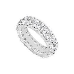 Diamond Eternity Band : 18K White Gold – 2.00 CT Diamonds