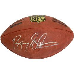 Barry Sanders Signed Wilson Duke Official NFL Game Football