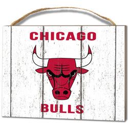 Chicago Bulls Small Plaque - Weathered Logo