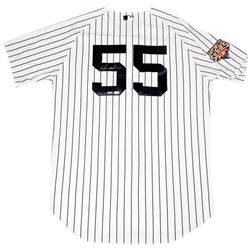 Hideki Matsui Signed New York Yankees 2009 WS Patch Pinstripe Jersey Signed On Back (MLB Auth)