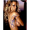 Image 1 : Jenna Jameson Signed Topless Sideview Pose 8X10 Photo