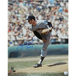 Gaylord Perry Signed San Francisco Giants Pitching Action 16X20 Photo W/HOF'91