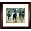Image 1 : American Pharoah Signed 11X14 Photo Custom Framed 2015 Preakness Horse Racing Triple Crown With Vict