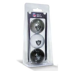 Oakland Raiders 3 Pack Of Golf Balls