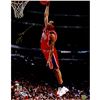 Image 1 : Allen Iverson Signed Philadelphia 76Ers Dunk 16X20 Photo (PSA/DNA)