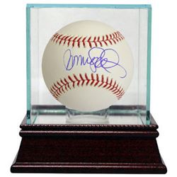 Ryne Sandberg Signed Official Major League Baseball W/ Glass Case (Cubs)