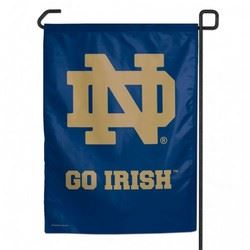 Notre Dame Fighting Irish 11X15 Garden Flag - Blue With ND Logo