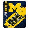 Image 1 : Michigan Wolverines 50X60 Fleece Blanket - College Painted Design