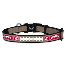 Washington State Cougars Reflective Toy Football Collar