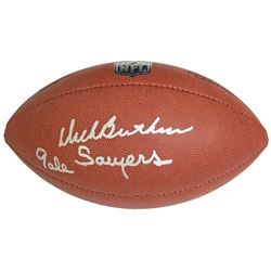 Dick Butkus & Gale Sayers Dual Signed Wilson Limited Full Size NFL Football