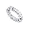 Image 1 : Platinum Diamond Eternity Band : 4.00 CT Diamonds