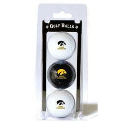 Iowa Hawkeyes 3 Pack Of Golf Balls