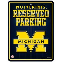 Michigan Wolverines Metal Parking Sign