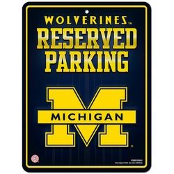 Michigan Wolverines Metal Parking Sign