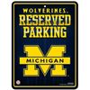 Image 1 : Michigan Wolverines Metal Parking Sign