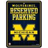 Image 1 : Michigan Wolverines Metal Parking Sign