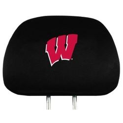 Wisconsin Badgers Headrest Covers