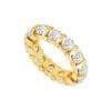 Image 1 : Diamond Eternity Band : 14K Yellow Gold - 4.00 CT Diamonds