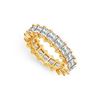 Image 1 : Diamond Eternity Band : 14K Yellow Gold - 4.00 CT Diamonds
