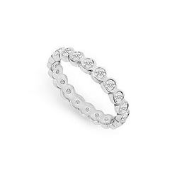 Diamond Eternity Band : 18K White Gold - 1.00 CT Diamonds