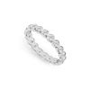 Image 1 : Diamond Eternity Band : 18K White Gold - 1.00 CT Diamonds