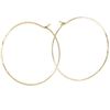Image 1 : Hoop Earrings - XXL - RoseGold