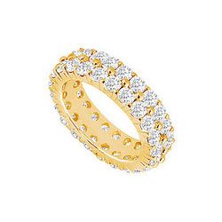 Diamond Eternity Band : 18K Yellow Gold – 2.00 CT Diamonds