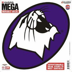 Northwestern Wildcats Decal - 12"X12" Mega