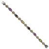 Image 1 : SS W/14K Multi Gem 7.5In Bracelet