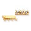 Image 1 : 14Ky Diamond Accent Multi-Strand Bead/Pearl Clasp