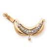 Image 1 : 14Ky Diamond Accent Fancy Pearl Clasp