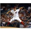 Image 1 : Stephen Strasburg Signed Horizontal Pitching W/ White Jersey 16X20 Photo (MLB Auth)