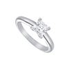 Image 1 : Diamond Solitaire Ring : Platinum – 1.25 CT Diamond