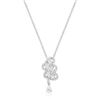 Image 1 : Silvertone Twisting Snake Pendant