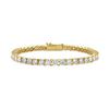 Image 1 : Diamond Tennis Bracelet : 14K Yellow Gold - 5.00 CT Diamonds