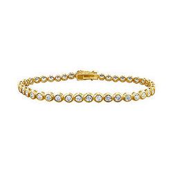 Diamond Tennis Bracelet : 14K Yellow Gold – 3.00 CT Diamonds