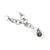 Image 1 : Stainless Steel Tennessee Titans Dangle Logo Bracelet - 8 Inch