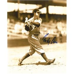 Goody Rosen Signed Brooklyn Dodgers Vintage Sepia Tone 8X10 Photo