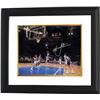 Image 1 : Christian Laettner Signed Duke Blue Devils Horizontal Metallic 8X10 Photo Custom Framed '92 Shot Vs 