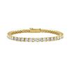 Image 1 : Diamond Tennis Bracelet : 18K Yellow Gold - 4.00 CT Diamonds