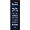 Image 1 : Tennessee Titans Family Cheer Print 8"X24"
