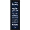 Image 1 : Tennessee Titans Family Cheer Print 8"X24"