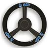 Image 1 : Los Angeles Dodgers Steering Wheel Cover - Leather