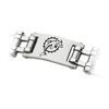Image 1 : Stainless Steel Minnesota Vikings Team Logo Bracelet - 8 Inch