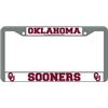 Image 1 : Oklahoma Sooners Chrome License Plate Frame